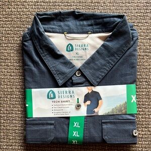Men's Navy Tech Shirt